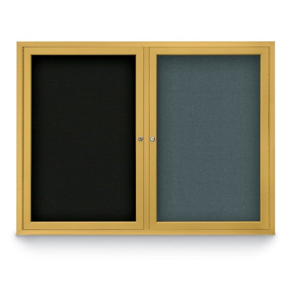 Corkboard, Cork/Bronze, 18" x 24"